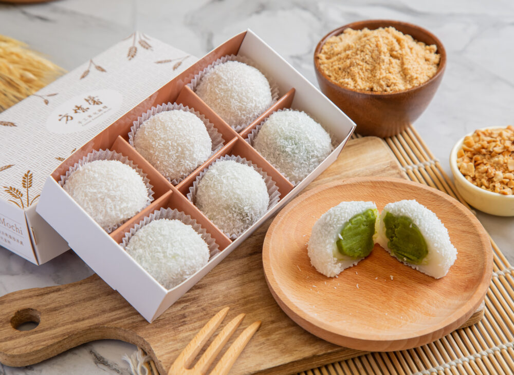 綠茶麻糬